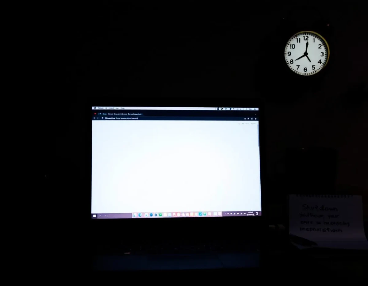 Guide Simplifié : Programmer l'Extinction Automatique de votre PC avec la Commande Shutdown en 1 Heure
