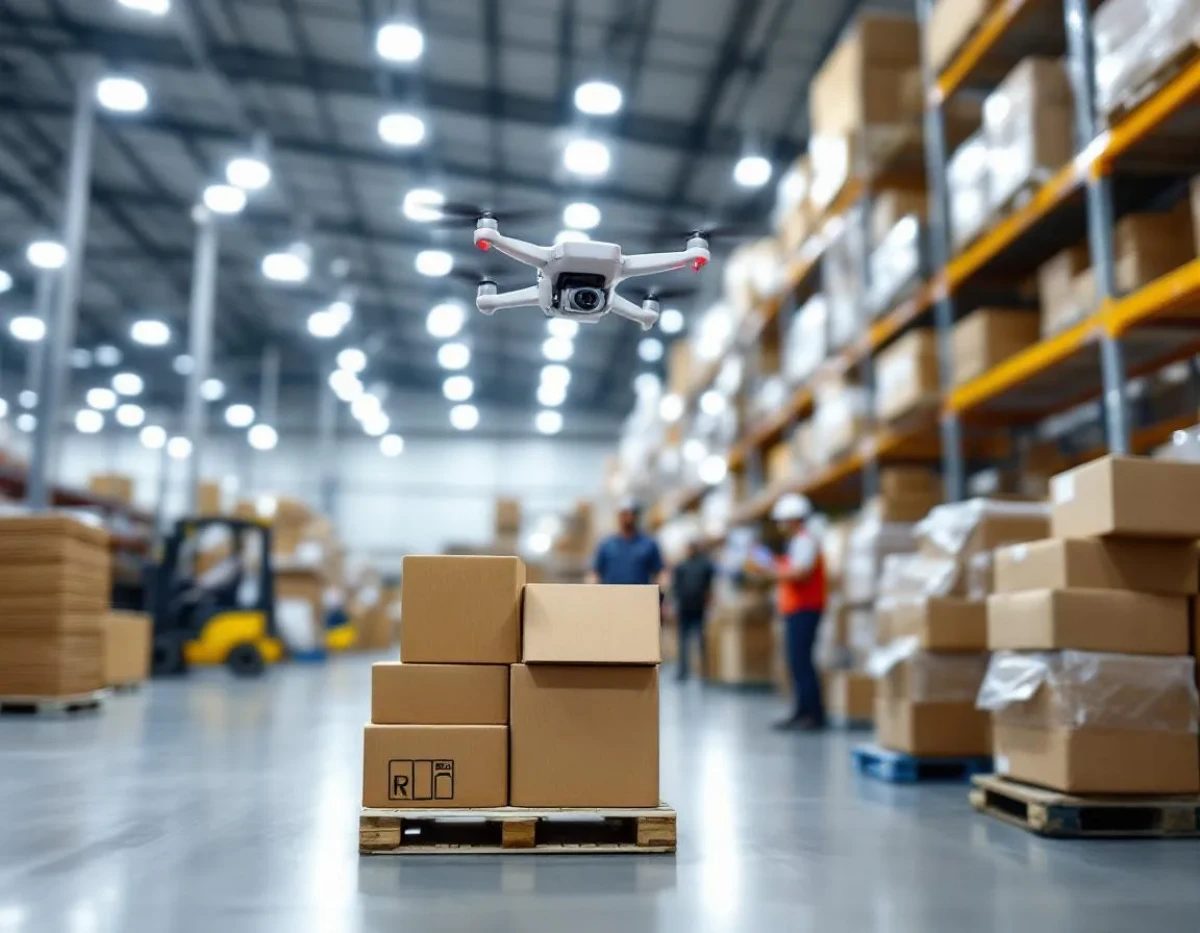 L'usage des drones dans les chaînes logistiques